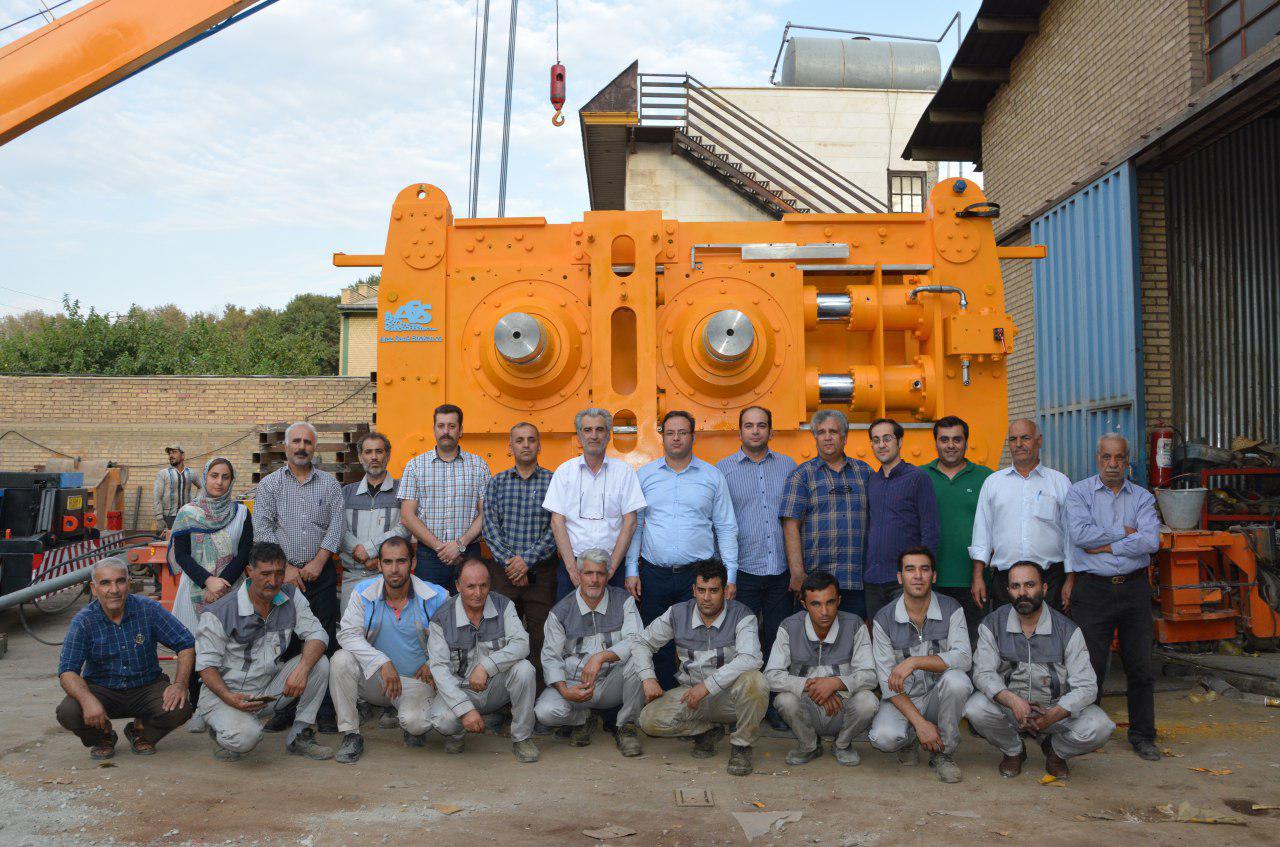 انجام تست سرد دستگاه HPGR