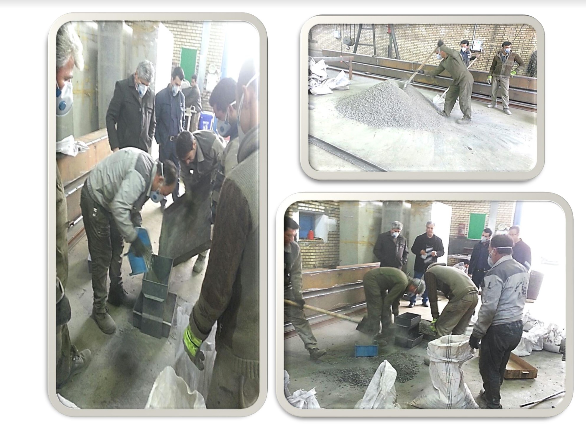 آغاز نمونه برداری آزمایشات پروژه سه چاهون شرکت سنگ آهن مرکزی بافق – یزد ، در شرکت آراز سنگ شکن